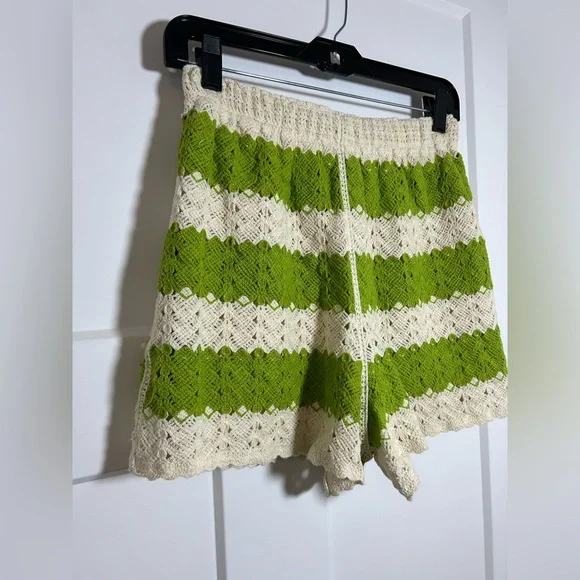 Crochet boho vacation set - crop top + shorts - Picture 6 of 14